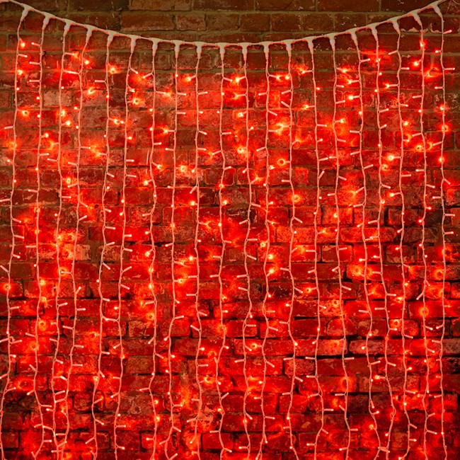 Гирлянда Светодиодный Дождь 2х1,5м, постоянное свечение, белый провод КАУЧУК, 230 В, диоды КРАСНЫЕ (шнур питания в комплекте) Гирлянда Светодиодный Дождь 2х1,5м, постоянное свечение, белый провод КАУЧУК, 230 В, диоды КРАСНЫЕ (шнур питания в комплекте)