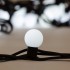 Гирлянда Мультишарики Ø23 мм, 10 м, 80 LED БЕЛЫЙ, черный Каучук, IP65, постоянное свечение, 230В соединяется NEON-NIGHT (нужен шнур питания 315-000)
