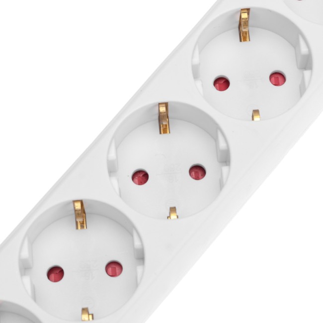 Удлинитель STANDARD 5 гнезд, 5м, 3х1,0мм², с/з, белый REXANT Удлинитель STANDARD 5 гнезд, 5м, 3х1,0мм², с/з, белый REXANT