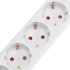 Удлинитель STANDARD 5 гнезд, 5м, 3х1,0мм², с/з, белый REXANT