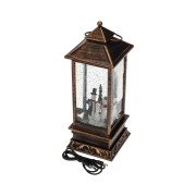 Декоративный фонарь с эффектом снегопада и подсветкой Новый год Декоративный фонарь с эффектом снегопада и подсветкой Новый год