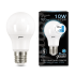Лампа светодиодная LED 10 Вт 920 Лм 4100К белая E27 A60 шаг. диммирование Black Gauss