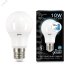 Лампа светодиодная LED 10 Вт 920 Лм 4100К белая E27 A60 шаг. диммирование Black Gauss