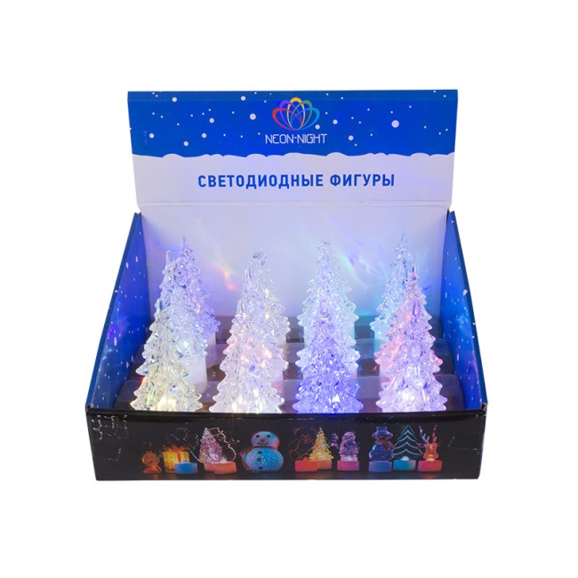 Фигура светодиодная на подставке Елочка маленькая, RGB Фигура светодиодная на подставке Елочка маленькая, RGB