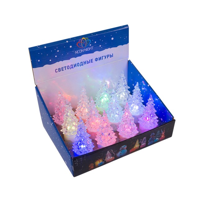 Фигура светодиодная на подставке Елочка маленькая, RGB Фигура светодиодная на подставке Елочка маленькая, RGB