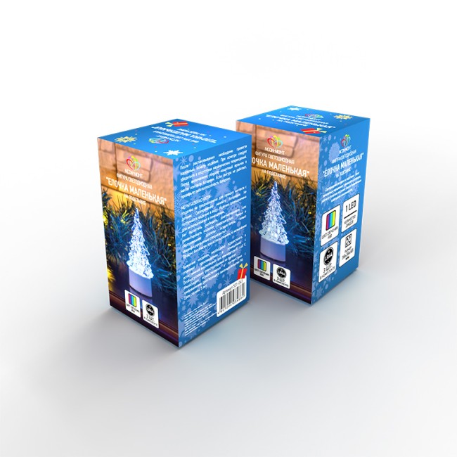 Фигура светодиодная на подставке Елочка маленькая, RGB Фигура светодиодная на подставке Елочка маленькая, RGB