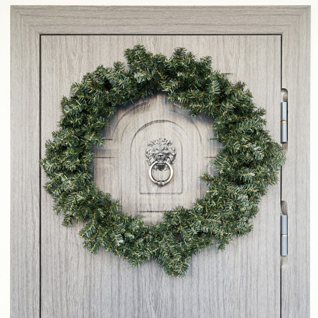 Еловый венок NEON-NIGHT Ø 90 см, ПВХ Еловый венок NEON-NIGHT Ø 90 см, ПВХ