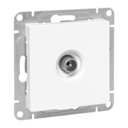 Розетка телевизионная оконечная TV СП Эпика механизм бел. EKF UP1-SOW-TV-3