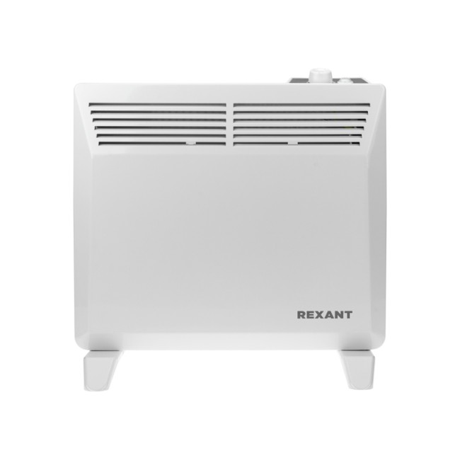 Электрический конвектор с механическим термостатом, 1 кВт, Х-монолит REXANT Электрический конвектор с механическим термостатом, 1 кВт, Х-монолит REXANT