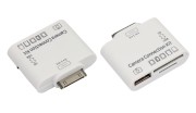Адаптер для iPhone 4 на USB, SD, microSD для переноса фото белый Адаптер для iPhone 4 на USB, SD, microSD для переноса фото белый