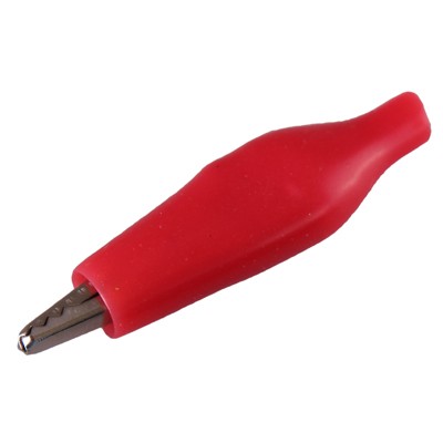 Зажим крокодил в изоляторе REXANT, длина 46 мм, ток 5A, 2 шт., пакет БОПП