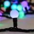 Гирлянда Мультишарики Ø23 мм, 10 м, 80 LED RGB, черный Каучук, IP65, быстрая смена цвета, 230В соединяется NEON-NIGHT (нужен шнур питания 315-000)