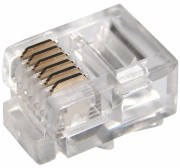 Разъем телефонный UTP, RJ-12 (6P6C), CAT 3 REXANT Разъем телефонный UTP, RJ-12 (6P6C), CAT 3 REXANT