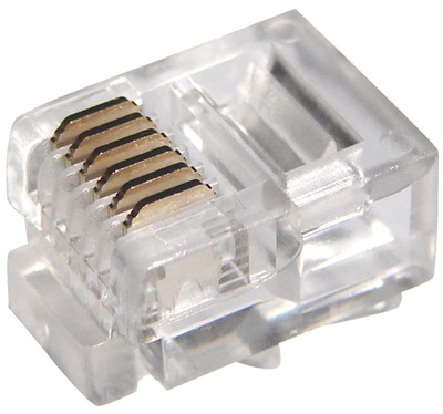 Разъем телефонный UTP, RJ-12 (6P6C), CAT 3 REXANT 