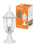 Светильник 6060-24 садово-парковый шестигранник, 60Вт, стойка, белый Светильник 6060-24 садово-парковый шестигранник, 60Вт, стойка, белый