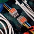 Клемма СМК 222-423R проходная разъемная 3 полюса серая 0,2-2,5/4мм² (40 шт/уп) REXANT