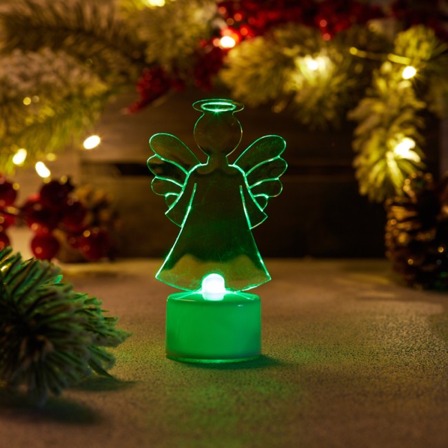 Фигура светодиодная на подставке Ангел 2D, RGB Фигура светодиодная на подставке Ангел 2D, RGB