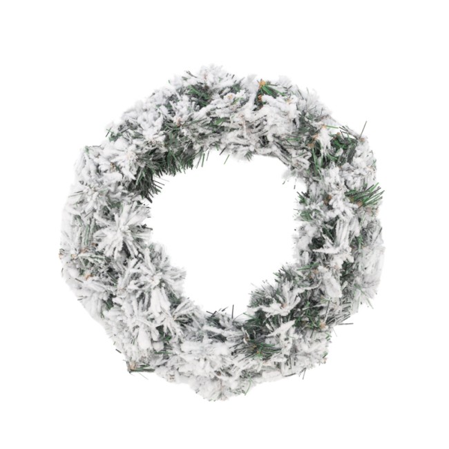 Заснеженный еловый венок NEON-NIGHT Ø 30 см, ПВХ Заснеженный еловый венок NEON-NIGHT Ø 30 см, ПВХ
