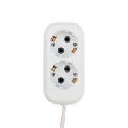 Удлинитель PROconnect 2 гнезда, 5 м, 3х0.75 мм², с/з, белый Удлинитель PROconnect 2 гнезда, 5 м, 3х0.75 мм², с/з, белый
