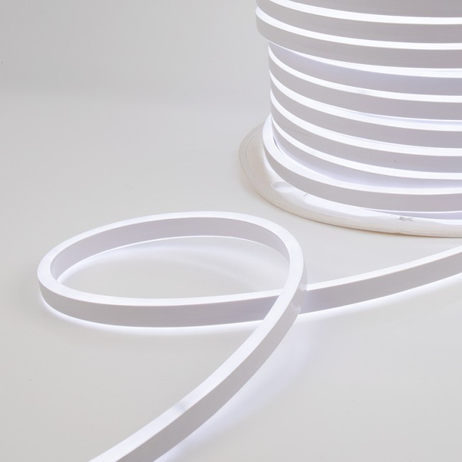 Гибкий неон LED SMD 8х16 мм, двухсторонний, белый, 120 LED/м, бухта 100 м Гибкий неон LED SMD 8х16 мм, двухсторонний, белый, 120 LED/м, бухта 100 м