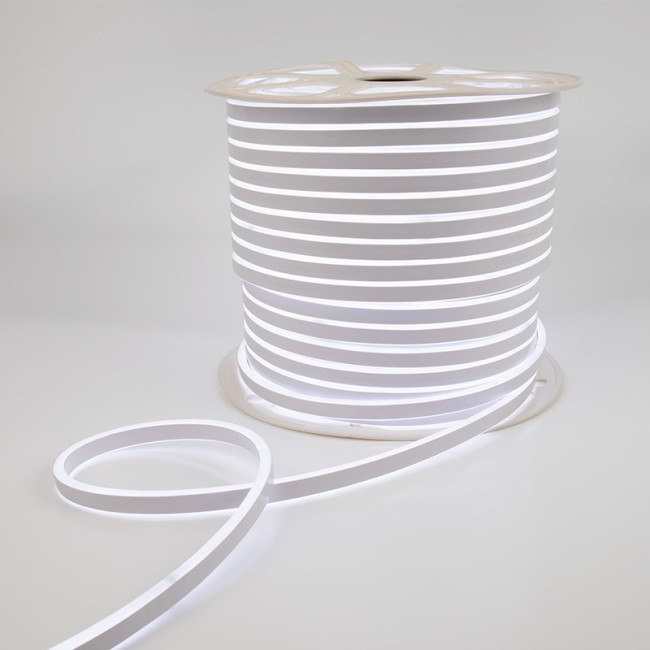 Гибкий неон LED SMD 8х16 мм, двухсторонний, белый, 120 LED/м, бухта 100 м Гибкий неон LED SMD 8х16 мм, двухсторонний, белый, 120 LED/м, бухта 100 м