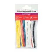 Набор термоусаживаемых трубок ТУТ нг №3 MULTICOLOR 2:1, упаковка 13 шт. по 10 см REXANT Набор термоусаживаемых трубок ТУТ нг №3 MULTICOLOR 2:1, упаковка 13 шт. по 10 см REXANT