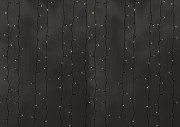 Гирлянда Светодиодный Дождь 2х6м, 768 LED ТЕПЛЫЙ БЕЛЫЙ, прозрачный ПВХ, IP65, постоянное свечение, 230В соединяется NEON-NIGHT (нужен шнур питания 303-500-1)