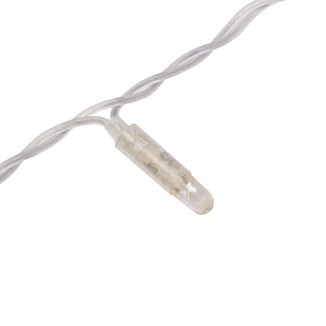 Гирлянда Светодиодный Дождь 2х6м, 768 LED ТЕПЛЫЙ БЕЛЫЙ, прозрачный ПВХ, IP65, постоянное свечение, 230В соединяется NEON-NIGHT (нужен шнур питания 303-500-1)