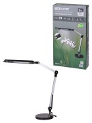 Светильник светодиодный настольный СН-50, 2 колена, диммер, 220 В, 9 Вт, 5000 К, сереб-черн, TDM Светильник светодиодный настольный СН-50, 2 колена, диммер, 220 В, 9 Вт, 5000 К, сереб-черн, TDM