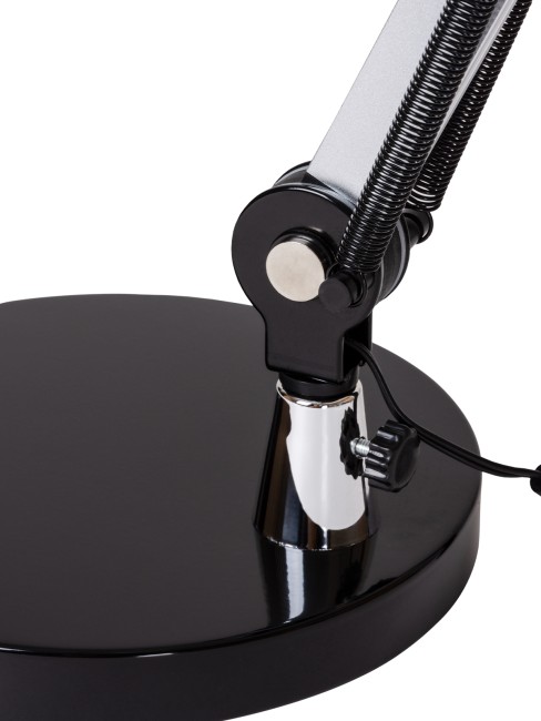 Светильник светодиодный настольный СН-50, 2 колена, диммер, 220 В, 9 Вт, 5000 К, сереб-черн, TDM Светильник светодиодный настольный СН-50, 2 колена, диммер, 220 В, 9 Вт, 5000 К, сереб-черн, TDM