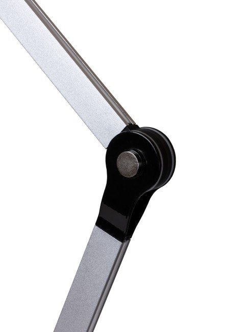 Светильник светодиодный настольный СН-50, 2 колена, диммер, 220 В, 9 Вт, 5000 К, сереб-черн, TDM Светильник светодиодный настольный СН-50, 2 колена, диммер, 220 В, 9 Вт, 5000 К, сереб-черн, TDM