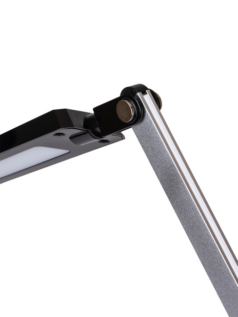 Светильник светодиодный настольный СН-50, 2 колена, диммер, 220 В, 9 Вт, 5000 К, сереб-черн, TDM Светильник светодиодный настольный СН-50, 2 колена, диммер, 220 В, 9 Вт, 5000 К, сереб-черн, TDM