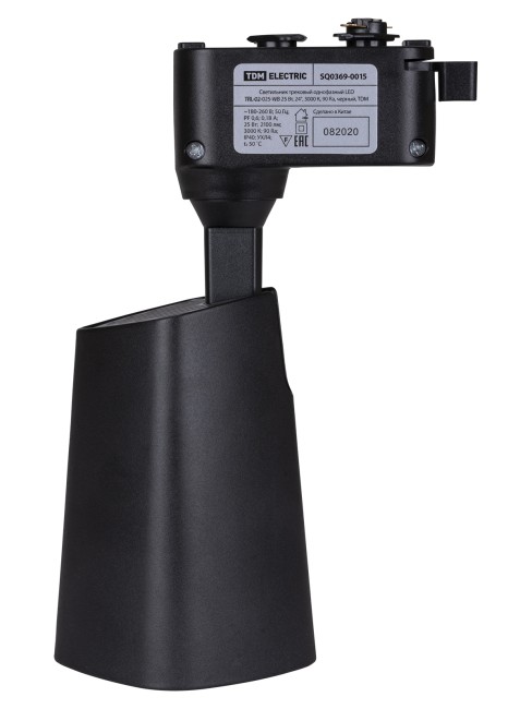 Светильник трековый однофазный LED TRL-02-025-WB 25 Вт, 24°, 3000 К, 90 Ra, черный, TDM Светильник трековый однофазный LED TRL-02-025-WB 25 Вт, 24°, 3000 К, 90 Ra, черный, TDM