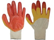 Перчатки вязаные х/б с двойной латексной заливкой наладонника Перчатки вязаные х/б с двойной латексной заливкой наладонника