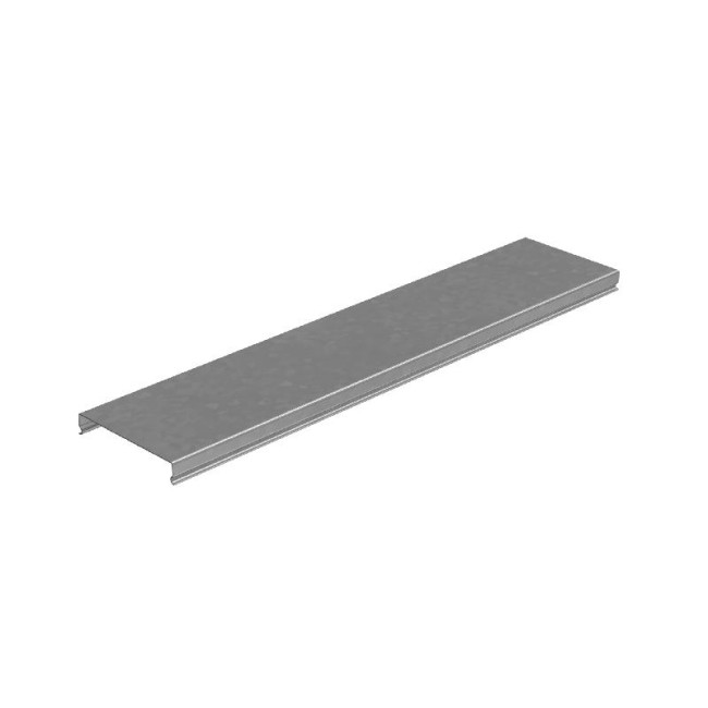 Крышка для лотка осн.100 L3000 сталь 0.55мм "ПЛЮС" KLplus100-0.55-3000 оцинк. КМ PL0391 Крышка для лотка осн.100 L3000 сталь 0.55мм "ПЛЮС" KLplus100-0.55-3000 оцинк. КМ PL0391