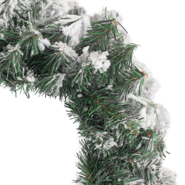 Заснеженный еловый венок NEON-NIGHT Ø 45 см, ПВХ Заснеженный еловый венок NEON-NIGHT Ø 45 см, ПВХ