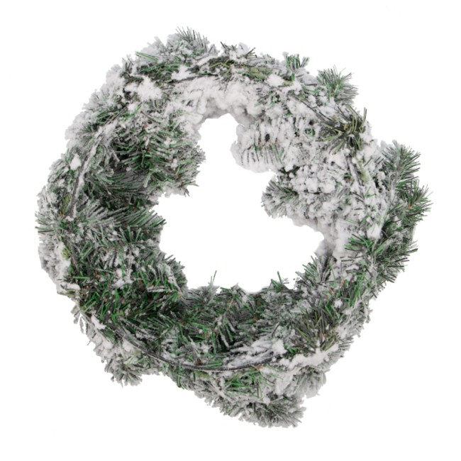 Заснеженный еловый венок NEON-NIGHT Ø 45 см, ПВХ Заснеженный еловый венок NEON-NIGHT Ø 45 см, ПВХ