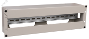 Панель электрораспределительная 3U с DIN-рейкой   серая