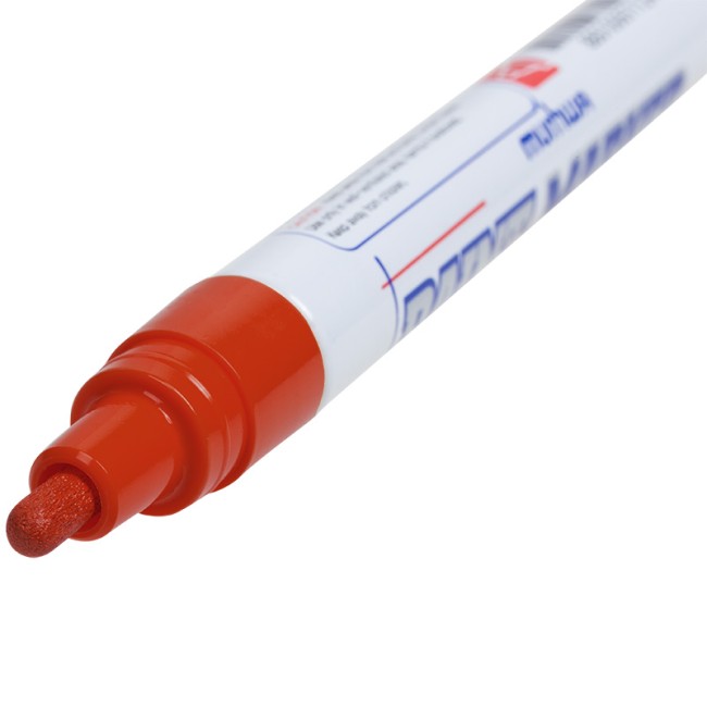 Маркер-краска MunHwa 4 мм, красная, нитрооснова Маркер-краска MunHwa 4 мм, красная, нитрооснова