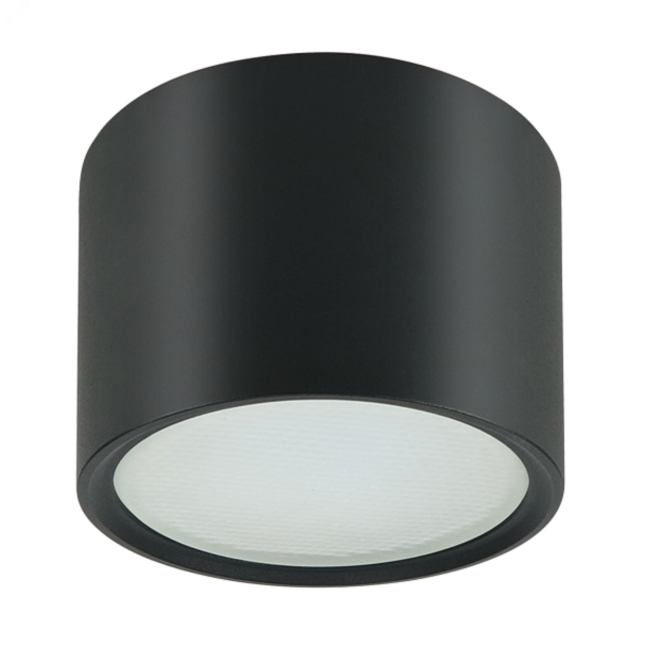 Подсветка накладная под лампу Gx53, алюминий, цвет черный (40/1440)