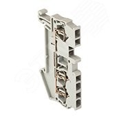 Колодка клеммная самозажимная JXB-ST-2.5 31А 3 вывода серая PROxima