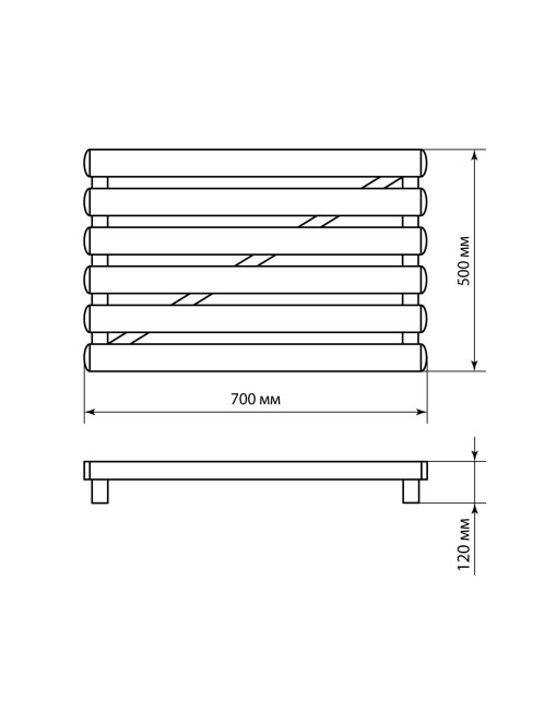 Настил диэлектрический НСД-120, 500 х 700 мм, h=120 мм, стеклопласт., до 50 кВ "ЭкспертЭлектрик" TDM Настил диэлектрический НСД-120, 500 х 700 мм, h=120 мм, стеклопласт., до 50 кВ "ЭкспертЭлектрик" TDM