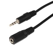 Шнур Стерео 3,5мм гнездо - Стерео 3,5мм штекер, 7м REXANT