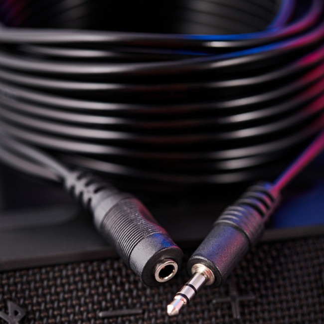 Шнур Стерео 3,5мм гнездо - Стерео 3,5мм штекер, 7м REXANT Шнур Стерео 3,5мм гнездо - Стерео 3,5мм штекер, 7м REXANT