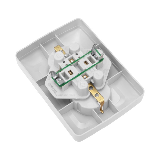 DEA Розетка 2-ая с/з с/у 16А Бел KRANZ DEA Розетка 2-ая с/з с/у 16А Бел KRANZ