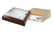 Светильник НПБ 02-2х40-121 УХЛ4 "Киото-1" венге 2х40 Вт IP20 (270х270х75) TDM Светильник НПБ 02-2х40-121 УХЛ4 "Киото-1" венге 2х40 Вт IP20 (270х270х75) TDM