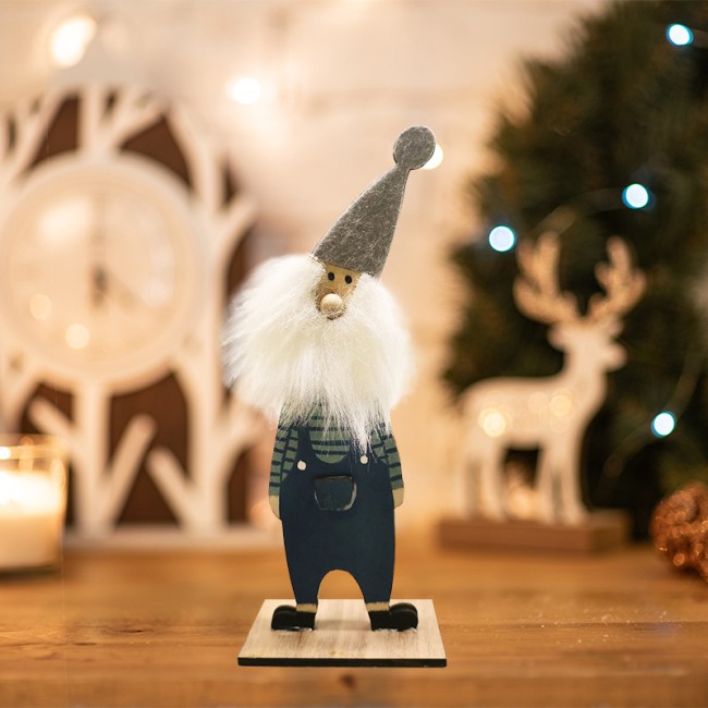 Деревянная фигурка Гномик-бородач 7x4,5x18 см NEON-NIGHT Деревянная фигурка Гномик-бородач 7x4,5x18 см NEON-NIGHT