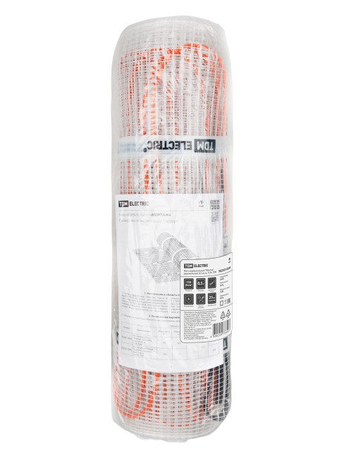 Мат нагревательный "Монтаж", двухжильный, 1 кв. м, 150 Вт, TDM Мат нагревательный "Монтаж", двухжильный, 1 кв. м, 150 Вт, TDM