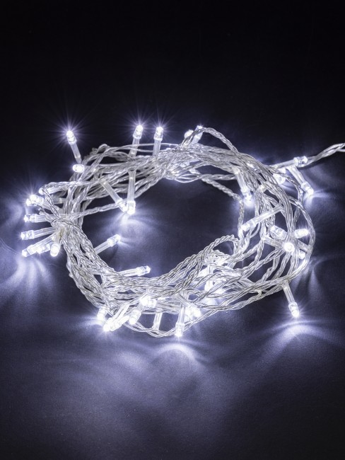 Гирлянда светодиодная СГ100Б10, белая, 10м, 8 режимов, 250 В, TDM Гирлянда светодиодная СГ100Б10, белая, 10м, 8 режимов, 250 В, TDM