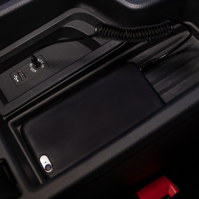 Аудиокабель AUX 3.5 мм шнур спираль 1 м черный